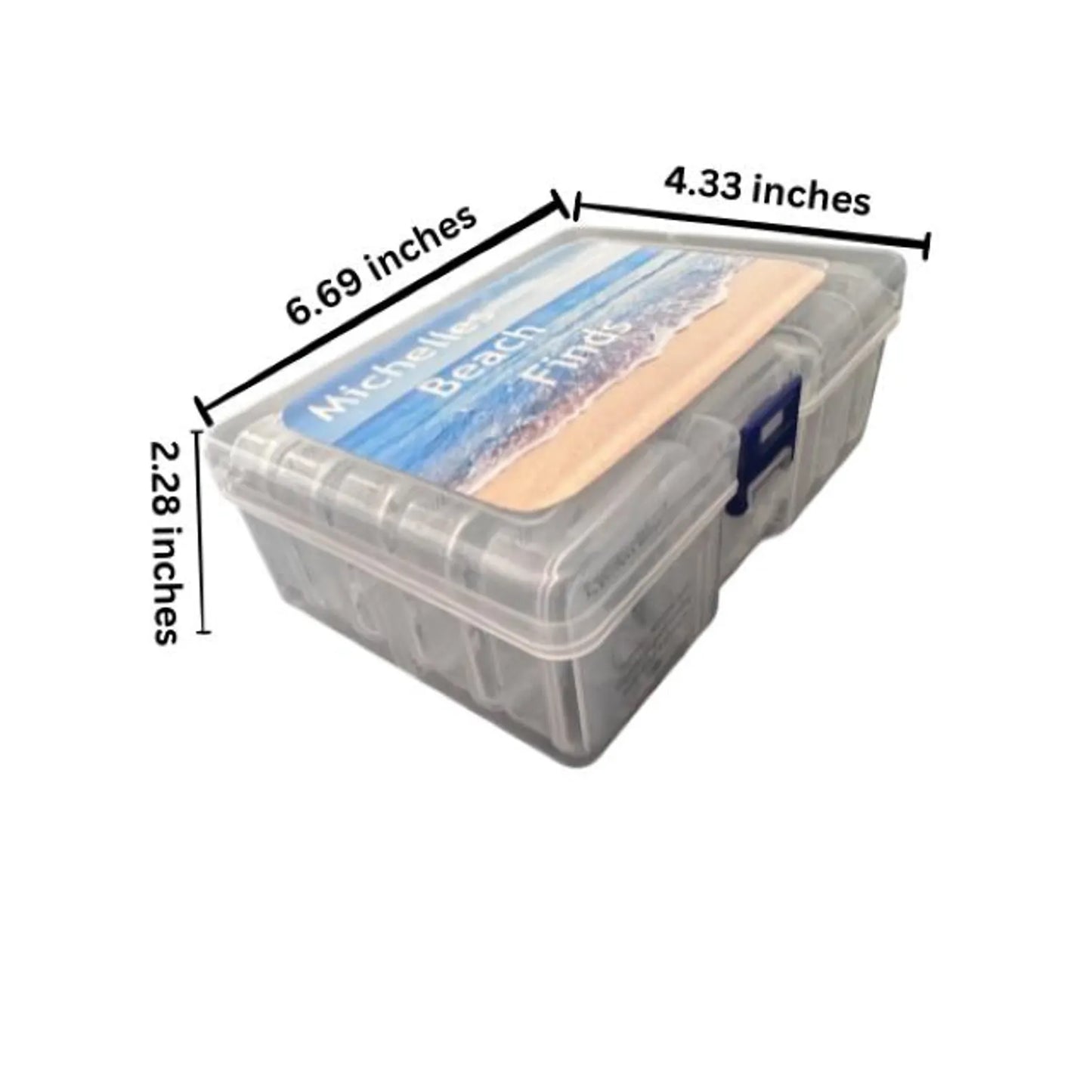 Customizable Beach Finds Organizer: Shark Tooth Holder